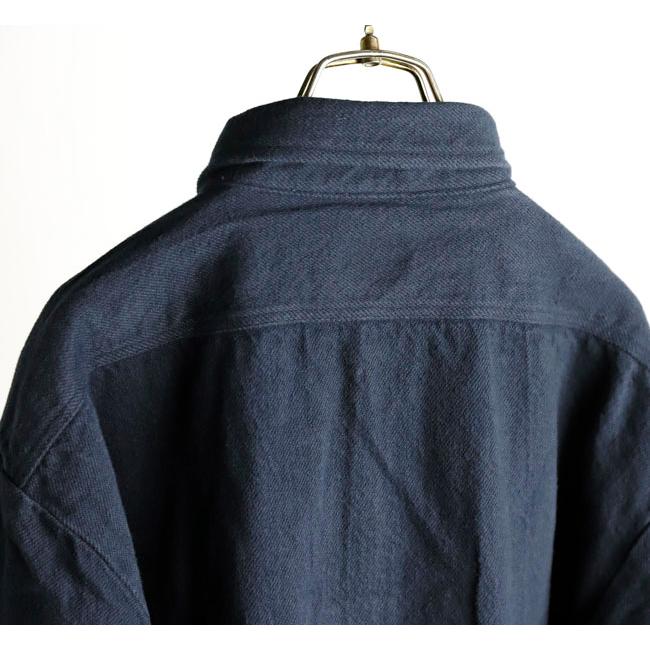 orslow オアスロウ 01-V8072-02 リラックスフィット フランネルシャツ ネイビー RELAX FIT FLANNEL SHIRT NAVY |  | 12