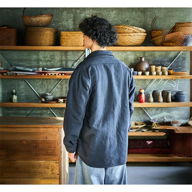 orslow オアスロウ 01-V8072-02 リラックスフィット フランネルシャツ ネイビー RELAX FIT FLANNEL SHIRT NAVY |  | 01