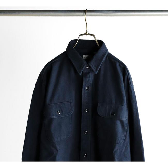 orslow オアスロウ 01-V8072-02 リラックスフィット フランネルシャツ ネイビー RELAX FIT FLANNEL SHIRT NAVY |  | 04