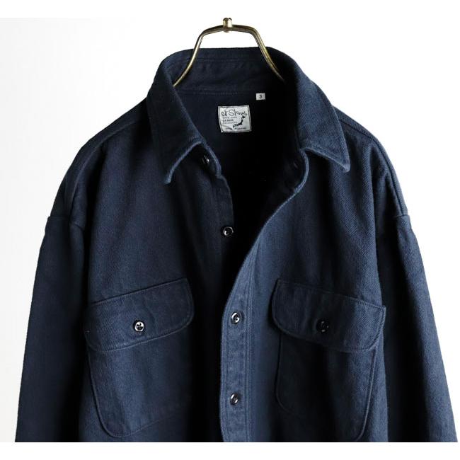 orslow オアスロウ 01-V8072-02 リラックスフィット フランネルシャツ ネイビー RELAX FIT FLANNEL SHIRT NAVY |  | 05