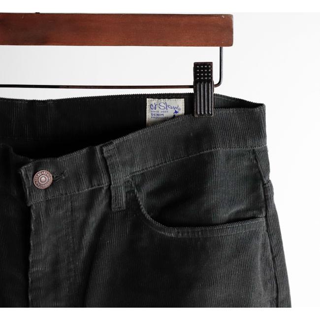 OrSlow コーデュロイ ブラック Size-M orslow オアスロウ SHOE CUT JEANS CORDUROY シューカットジーンズ