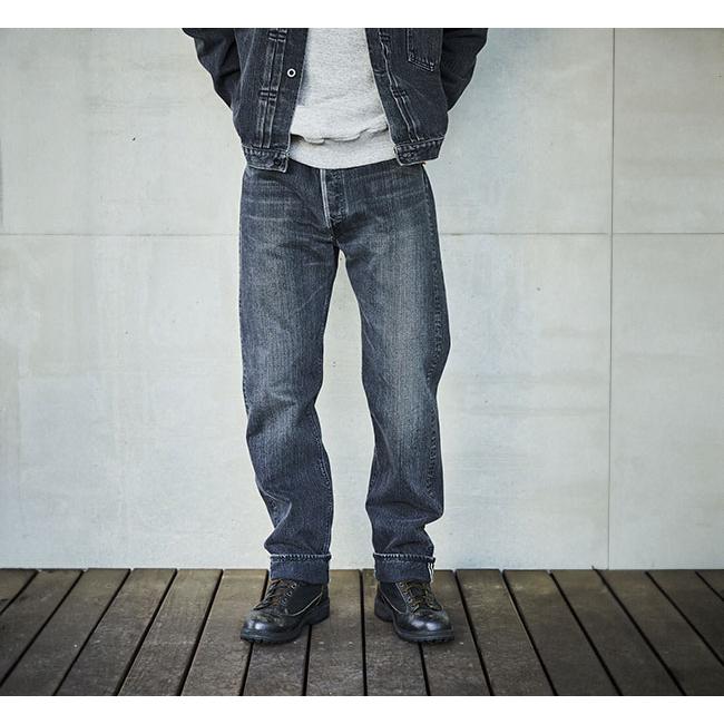 オアスロウ　デニムカーゴ　ブラック orSlow オアスロウ ブラックデニム 6ポケット ジャングル