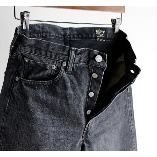 orslow オアスロウ 105 STANDARD SELVEDGE DENIM BLACK STONE WASH