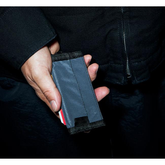 PACKING　パッキング　PA-060　ウォレット　BLACK REFLECTIVE WALLET |  | 01