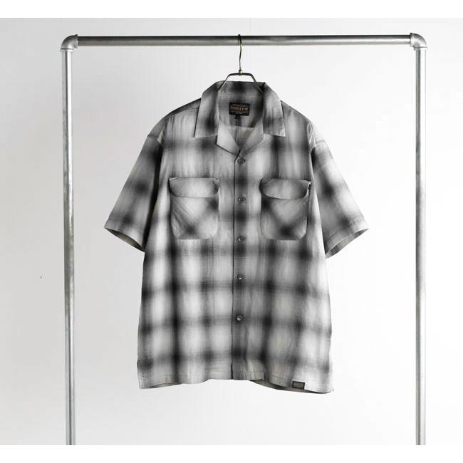 PENDLETON ペンドルトン 62754000 オープンカラー チェック S/Sシャツ