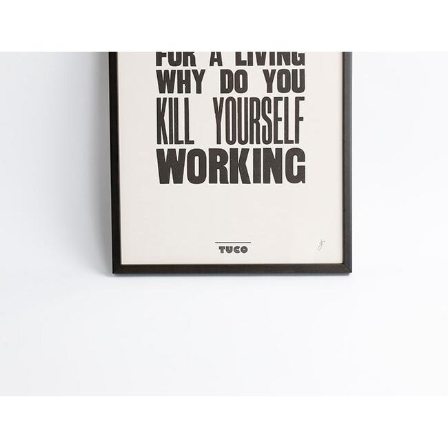 A TWO PIPE PROBLEM LETTERPRESS / IF YOU WORK FOR A LIVING Lサイズ |  | 03