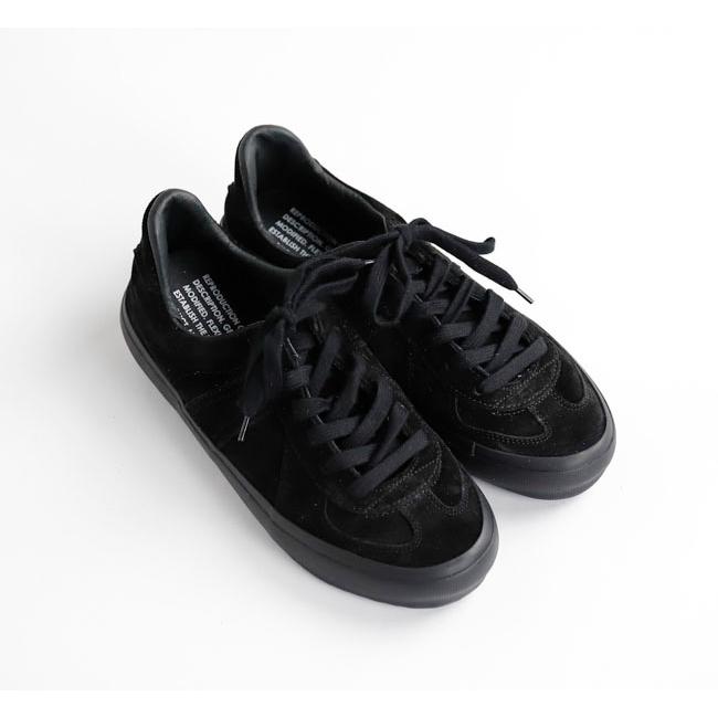 REPRODUCTION OF FOUND GERMAN MILITARY TRAINER 5751S BLACK SUEDE