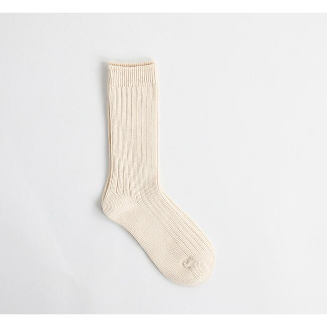 ROTOTO ロトト　オーガニック　デイリー3パッククルーソックス R1123 ECRU |  | 08