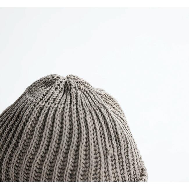 ROTOTO ロトト　ショートビーニー CHUNKY COTTON SHORT BEANIE　R5082｜old｜09