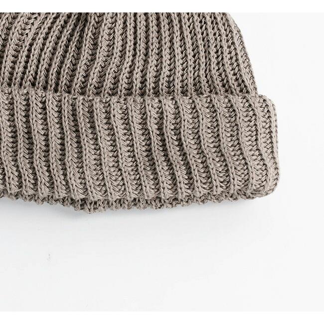 ROTOTO ロトト　ショートビーニー CHUNKY COTTON SHORT BEANIE　R5082｜old｜10