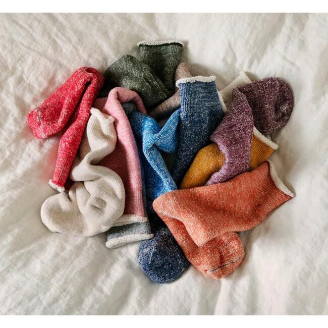 ROTOTO ロトト R1001 DOUBLE FACE CREW SOCKS ダブルフェイス クルーソックス | 