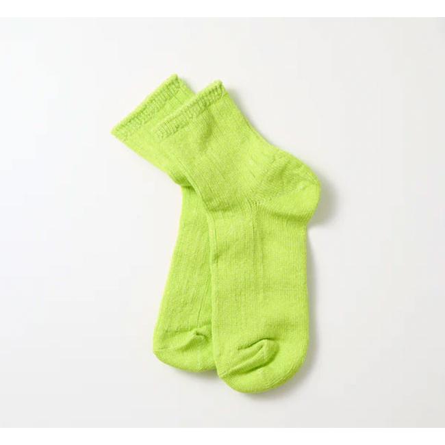 ROTOTO ロトト R1462 リネンコットン リブアンクルソックス LINEN COTTON RIBBED ANKLE SOCKS |  | 01