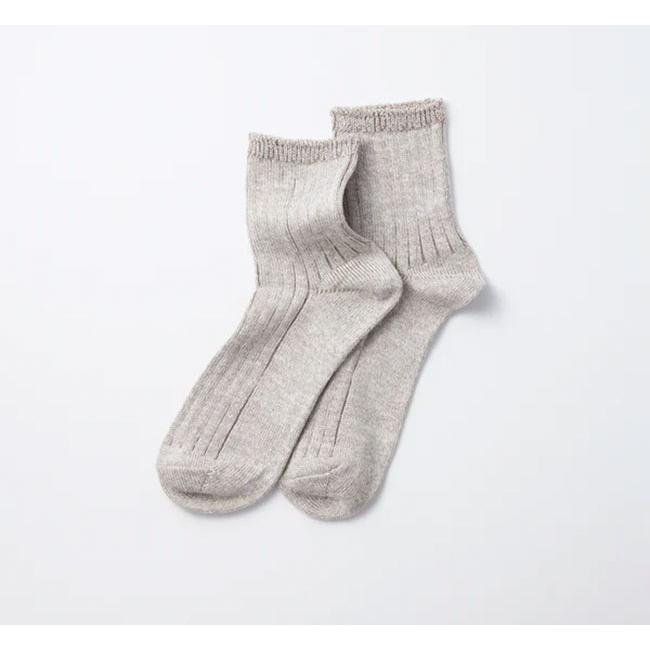 ROTOTO ロトト R1462 リネンコットン リブアンクルソックス LINEN COTTON RIBBED ANKLE SOCKS |  | 05