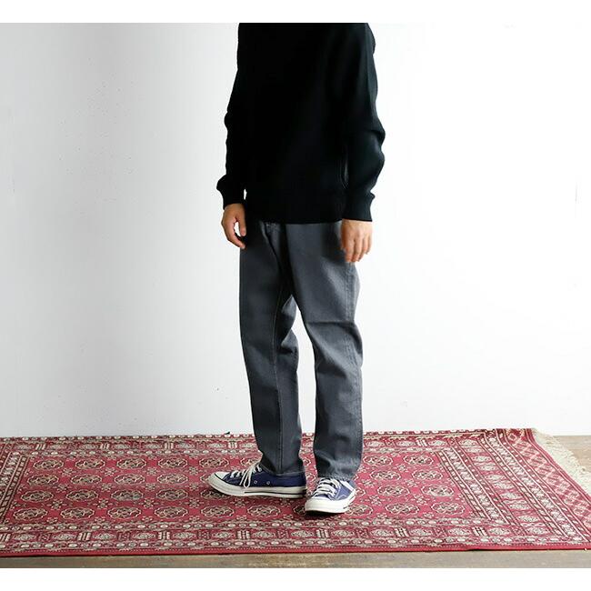 Sanca サンカ テーパードデニム グレー GRAY DENIM TAPERED 5P PT04