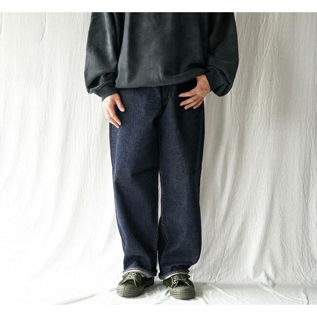 Sanca サンカ PT06 ワイドデニムパンツ 15.5OZ DENIM 5P WIDE FIT