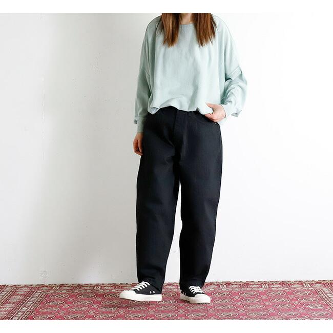 Sanca サンカ PT11 Wブラックデニム バルーンフィットデニム 15.5OZ W/BLACK DENIM 5P BALLOON FIT |  | 01