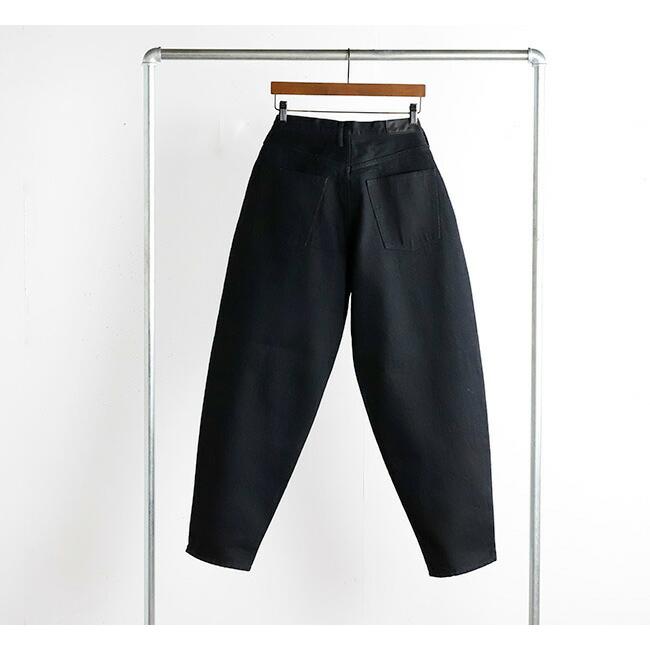 Sanca サンカ PT11 Wブラックデニム バルーンフィットデニム 15.5OZ W