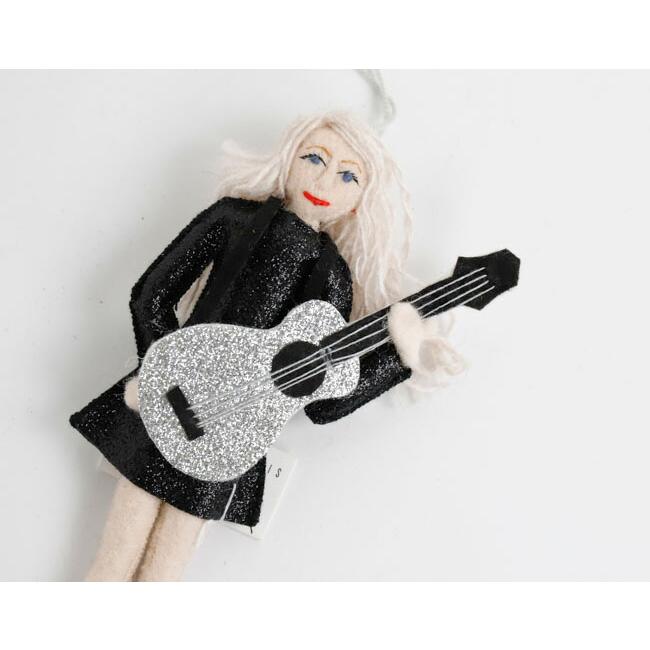 SILK ROAD BAZAAR シルクロードバザー　フェルトオーナメント　Taylor Swift - Black Dress　テイラー・スウィフト　ブラックドレス |  | 01