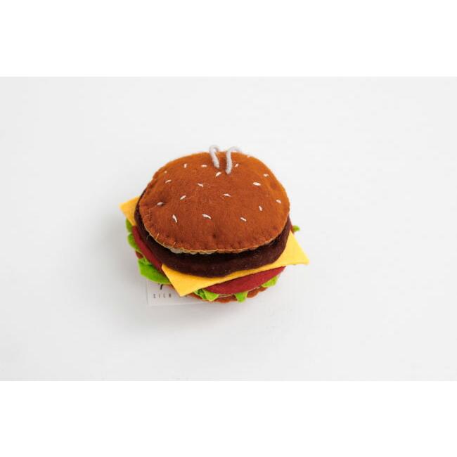 SILK ROAD BAZAAR シルクロードバザー　フェルトオーナメント　CHEESEBURGER　チーズバーガー |  | 01