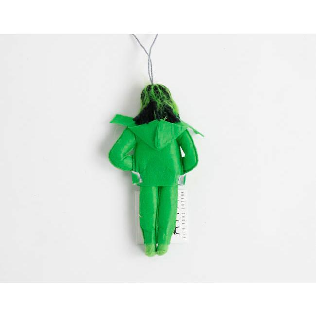 SILK ROAD BAZAAR シルクロードバザー　フェルトオーナメント　Billie Eilish　ビリー・アイリッシュ |  | 01