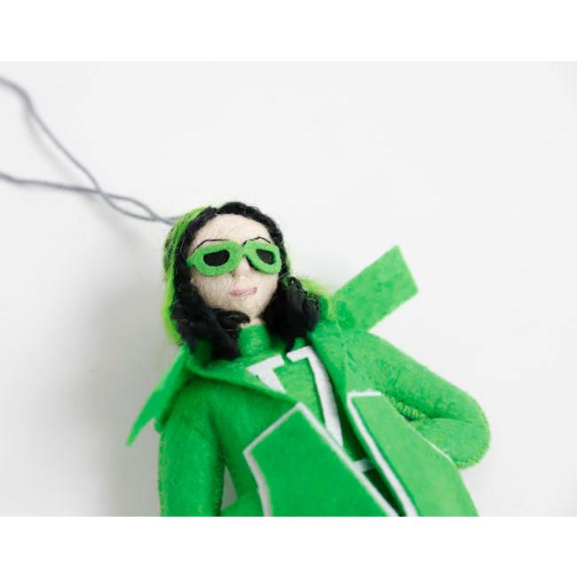 SILK ROAD BAZAAR シルクロードバザー　フェルトオーナメント　Billie Eilish　ビリー・アイリッシュ |  | 02