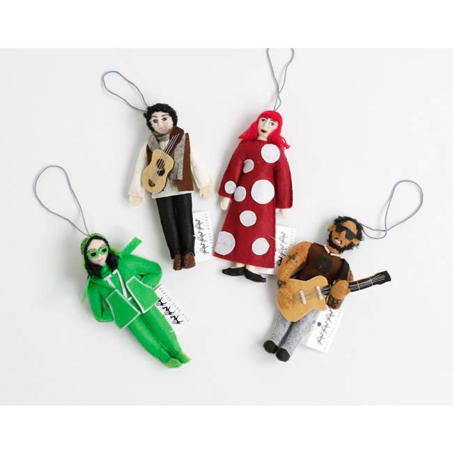 SILK ROAD BAZAAR シルクロードバザー　フェルトオーナメント　Lenny Kravitz　レニー・クラヴィッツ |  | 03