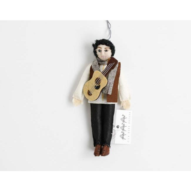 SILK ROAD BAZAAR シルクロードバザー　フェルトオーナメント　Bob Dylan　ボブ・ディラン | 