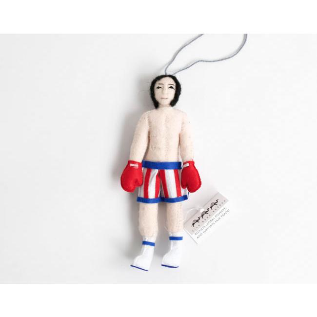 SILK ROAD BAZAAR シルクロードバザー フェルトオーナメント Rocky Balboa ロッキー バルボア | 