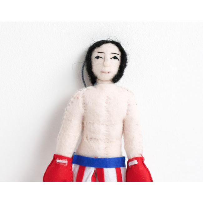 SILK ROAD BAZAAR シルクロードバザー フェルトオーナメント Rocky Balboa ロッキー バルボア |  | 01