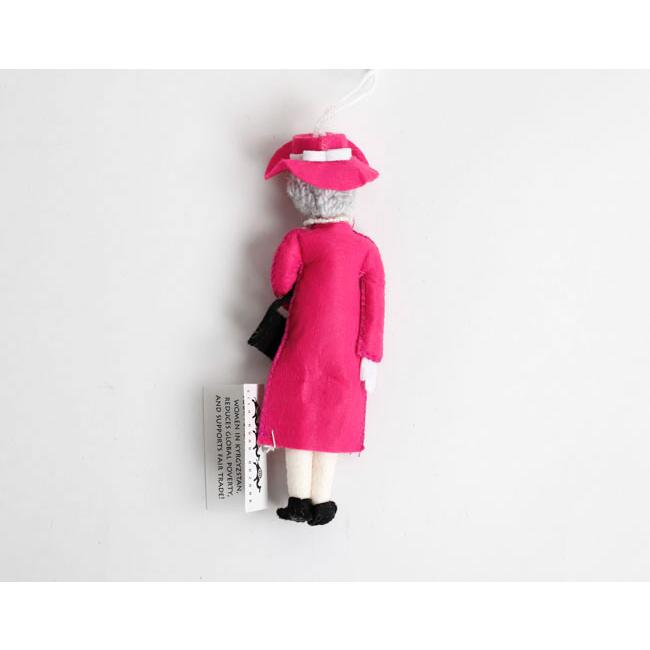 SILK ROAD BAZAAR シルクロードバザー フェルトオーナメント Queen Elizabeth-Magenta Dress エリザベス女王 |  | 03