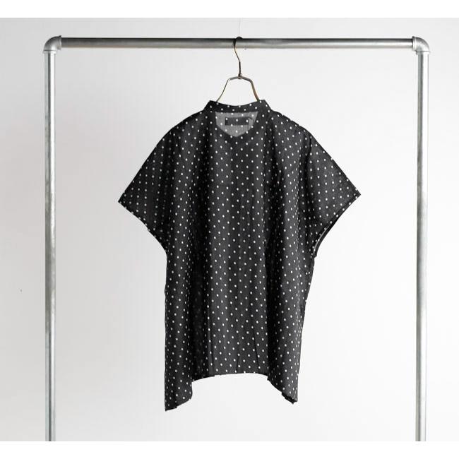 SOIL ソイル NSL26051 80s COTTON VOILE DOT PRINT BANDED COLLAR FRENCH/SL SHIRT ドットバンドカラーシャツ |  | 10
