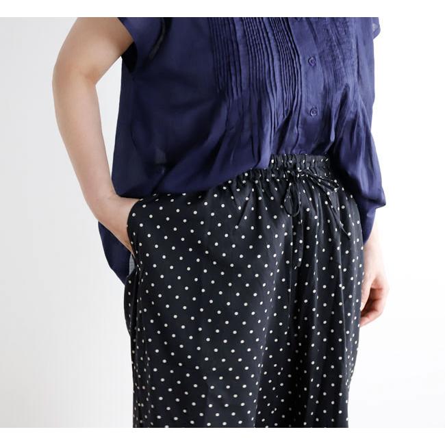 SOIL ソイル NSL26055 80s COTTON VOILE DOT PRINT WIDE EASY PANTS ドットイージーパンツ |  | 04