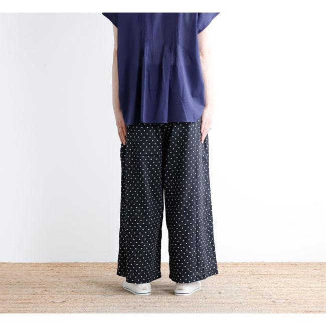 SOIL ソイル NSL26055 80s COTTON VOILE DOT PRINT WIDE EASY PANTS ドットイージーパンツ |  | 05