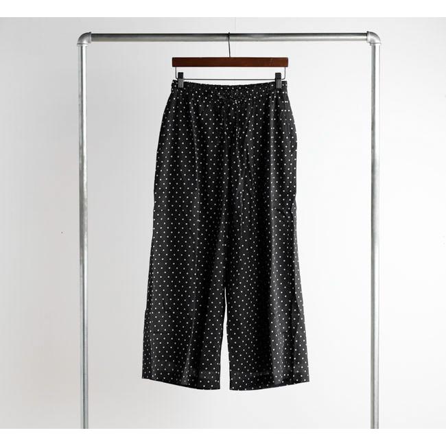 SOIL ソイル NSL26055 80s COTTON VOILE DOT PRINT WIDE EASY PANTS ドットイージーパンツ |  | 06