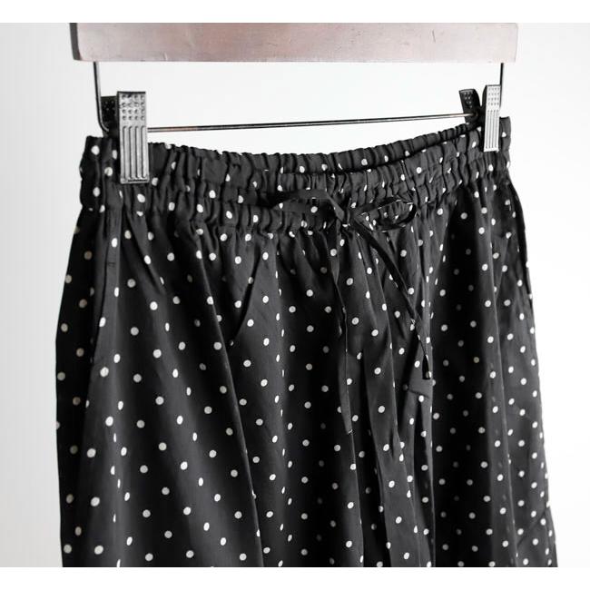 SOIL ソイル NSL26055 80s COTTON VOILE DOT PRINT WIDE EASY PANTS ドットイージーパンツ |  | 08