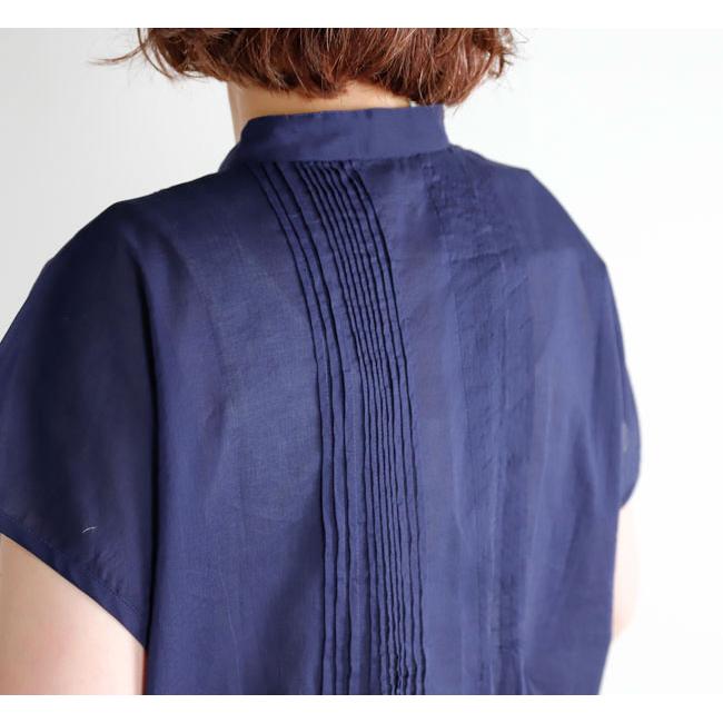 SOIL ソイル NSL26022 BANDED COLLAR FRENCH/SL PINTUCK SHIRT バンドカラーピンタックシャツ |  | 02
