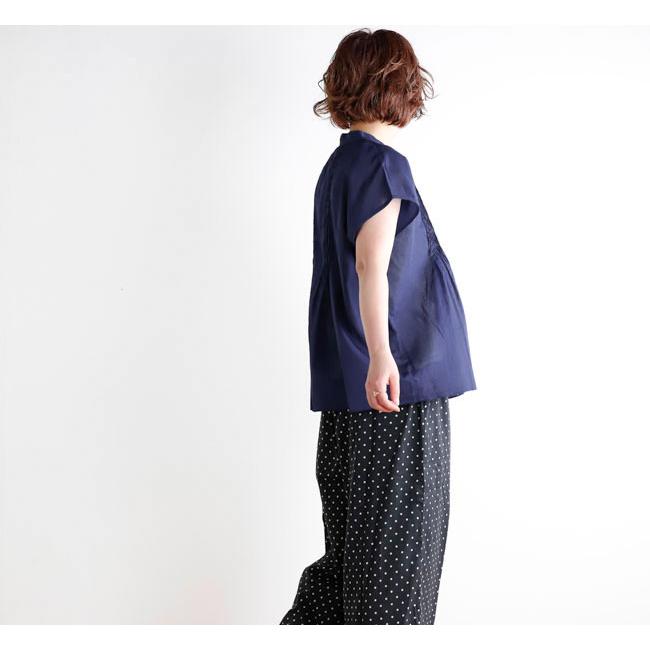 SOIL ソイル NSL26022 BANDED COLLAR FRENCH/SL PINTUCK SHIRT バンドカラーピンタックシャツ |  | 04