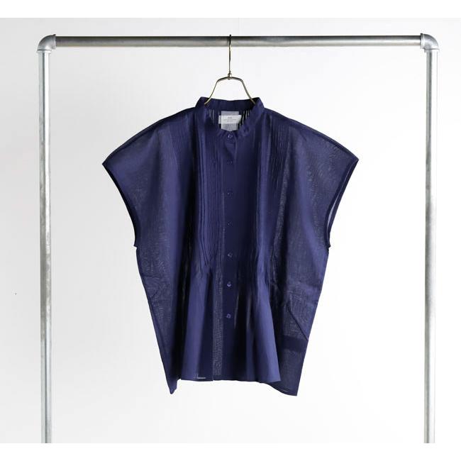 SOIL ソイル NSL26022 BANDED COLLAR FRENCH/SL PINTUCK SHIRT バンドカラーピンタックシャツ |  | 08