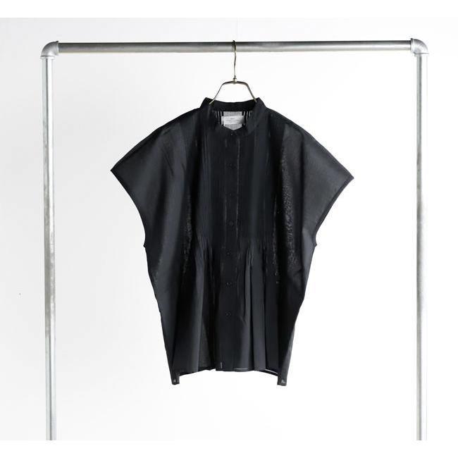 SOIL ソイル NSL26022 BANDED COLLAR FRENCH/SL PINTUCK SHIRT バンドカラーピンタックシャツ |  | 09