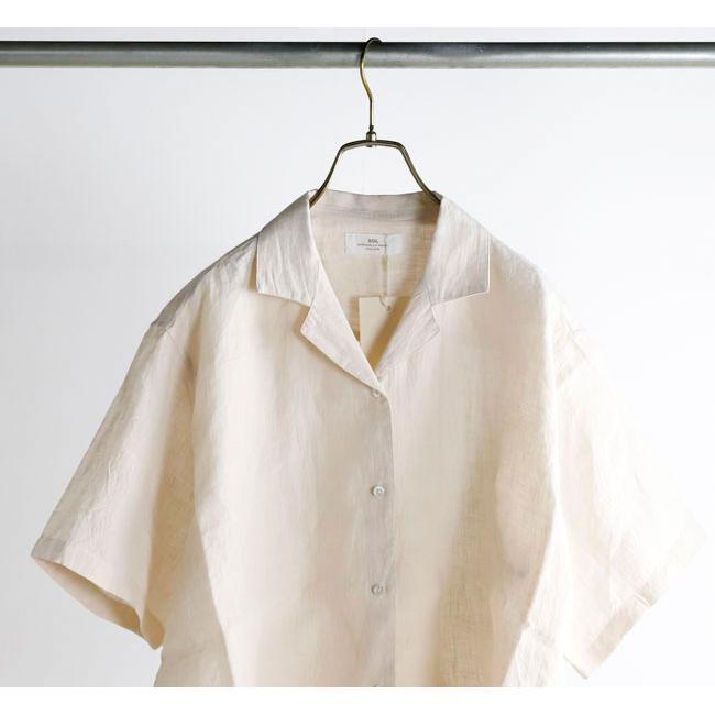 SOIL ソイル INSL26311/26301 60s LINEN/ GINGHAM CHECK/ OPEN COLLAR SHIRTS リネンオープンカラーシャツ |  | 14