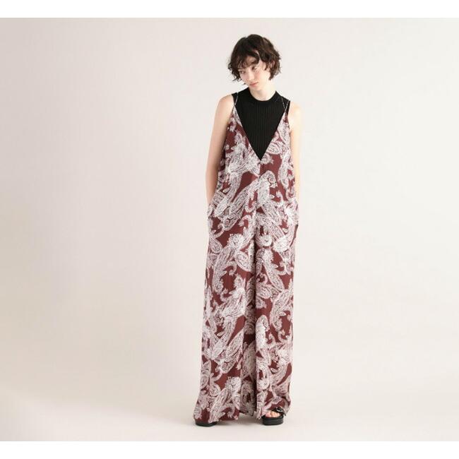 SALE30%OFF //SACRA サクラ OVERLAP PAISLEY SALOPETTE オーバーラップ