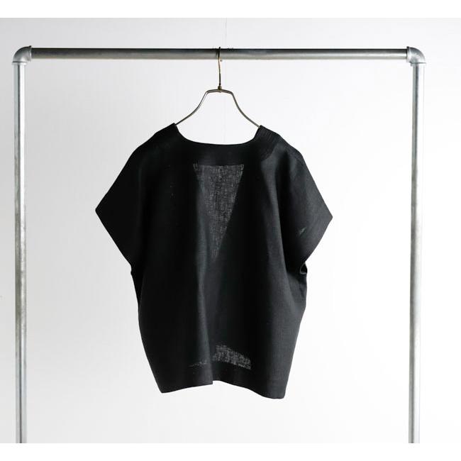 SACRA サクラ 126212071 ラスティックリネン クロップドトップ RUSTIC LINEN TOP |  | 11