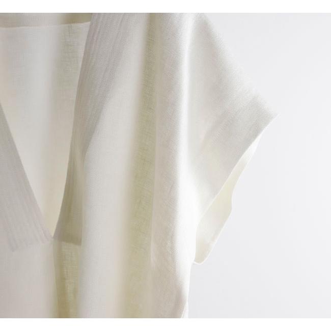 SACRA サクラ 126212071 ラスティックリネン クロップドトップ RUSTIC LINEN TOP |  | 15