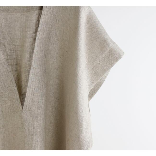 SACRA サクラ 126212071 ラスティックリネン クロップドトップ RUSTIC LINEN TOP |  | 17