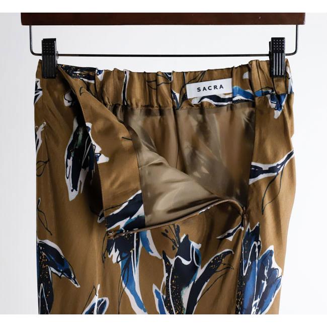 SALE30%OFF //SACRA サクラ 125519123 AUTUMN FLORA SKIRT ナローラインスカート |  | 09