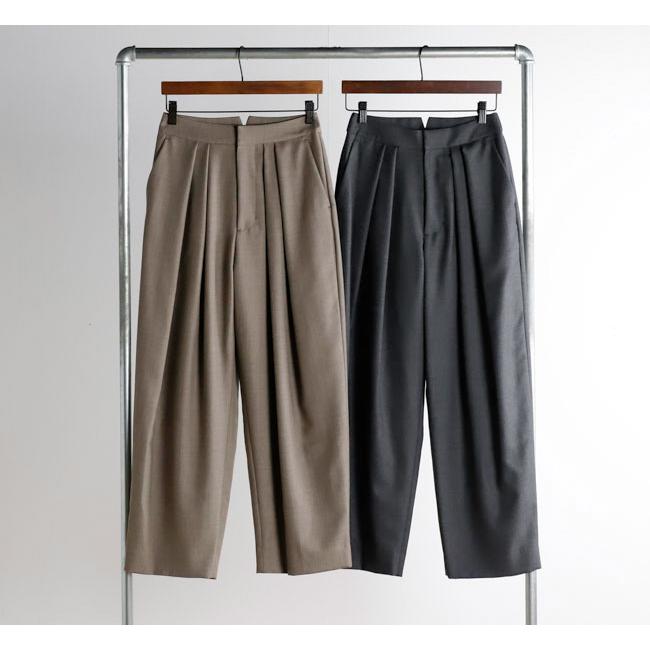 SALE40%OFF //SACRA サクラ 125515112 テーパードパンツ H.COUNT WORSTED SERGE PANTS |  | 04