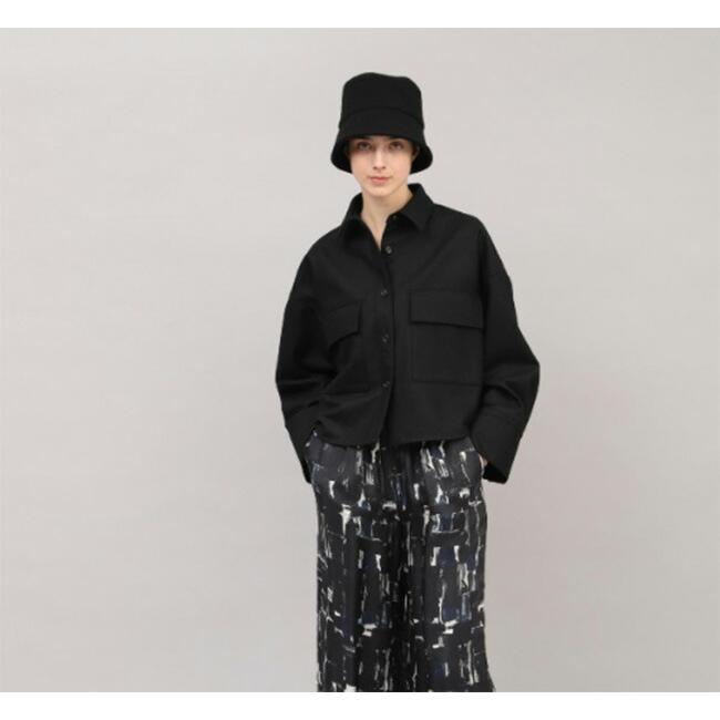 SALE30%OFF //SACRA サクラ 125512071 クロップドシャツジャケット H