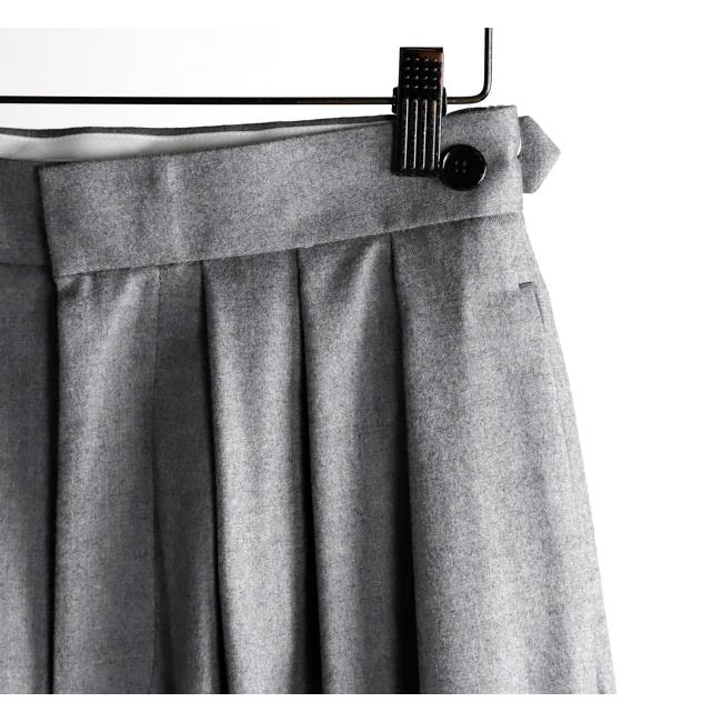 SALE40%OFF //SACRA サクラ 125610112 スーパーファインフラノウール ワイドテーパードパンツ SUPER FINE FLANNEL PANTS |  | 10