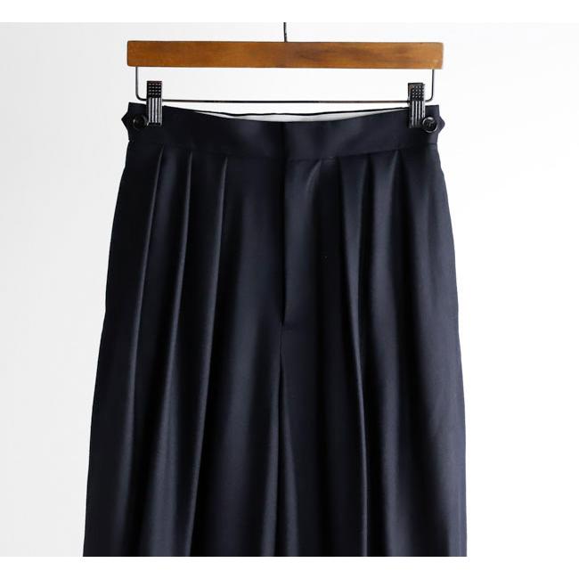 SALE40%OFF //SACRA サクラ 125610112 スーパーファインフラノウール ワイドテーパードパンツ SUPER FINE FLANNEL PANTS |  | 13