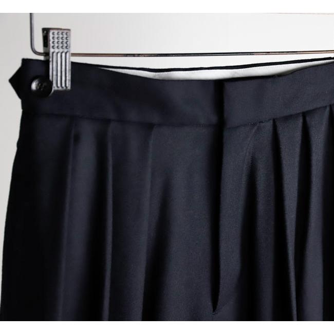 SALE40%OFF //SACRA サクラ 125610112 スーパーファインフラノウール ワイドテーパードパンツ SUPER FINE FLANNEL PANTS |  | 15